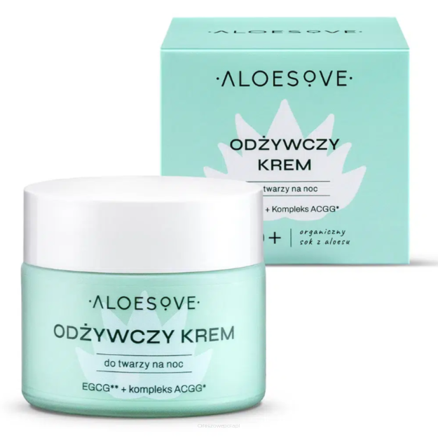 Odżywczy krem do twarzy na noc 50ml ALOESOVE