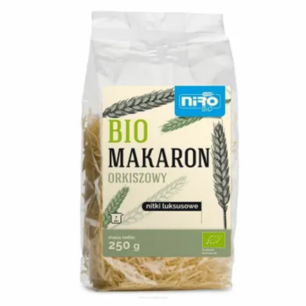 Makaron orkiszowy nitki luksusowe 250g Niro