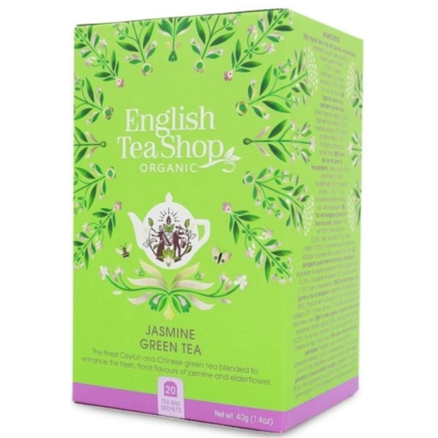 Herbata zielona z jaśminem i dzikim bzem (20 x 2g) English Tea Shop