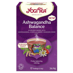 Herbata ajurwedyjska Ashwagandgha Balance (17 x 2g) Yogi Tea