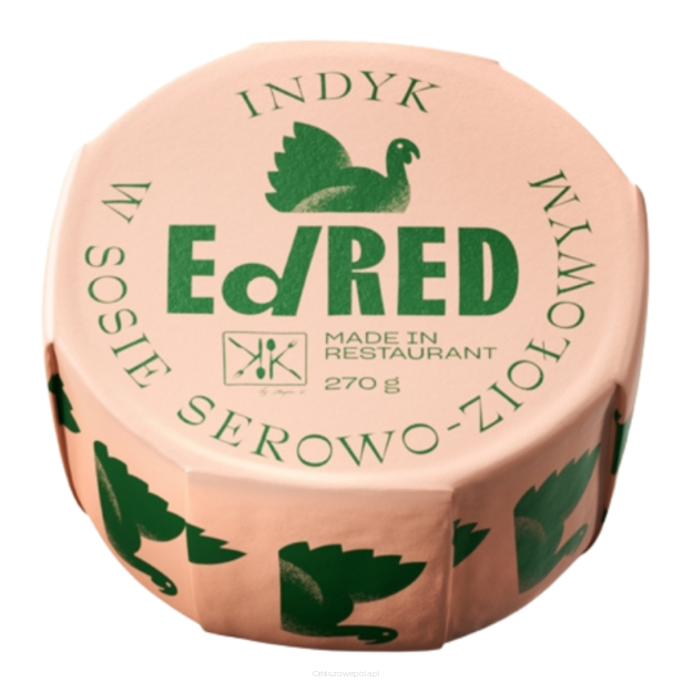 Indyk w sosie serowo - ziołowym 270g EdRED