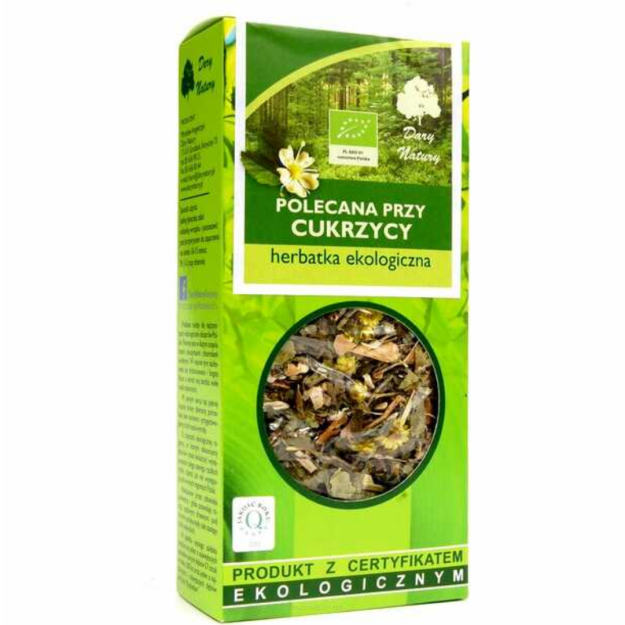 Herbata polecana przy cukrzycy 50g Dary Natury