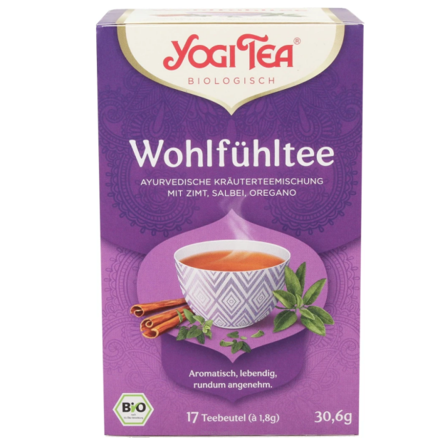 Herbata na dobre samopoczucie Wohlfuhltee (17 x 1,8g) Yogi Tea