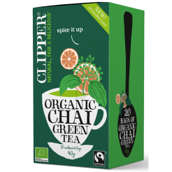 Herbata zielona Organic Pure Green Tea (20 x 2g) Clipper