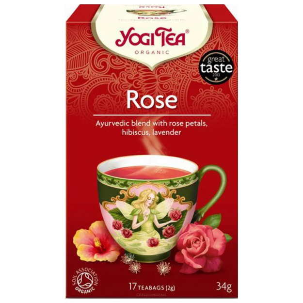 Herbata różana Rose (17 x 2g) Yogi Tea