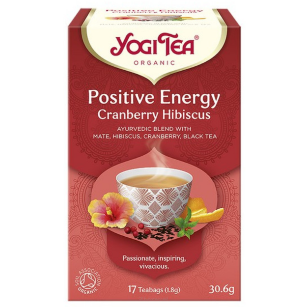 Herbata Pozytywna Energia z Hibiskusem Positive Energy (17 x 1,8g) Yogi Tea