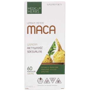 Maca 620mg 60 kapsułek Medica Herbs