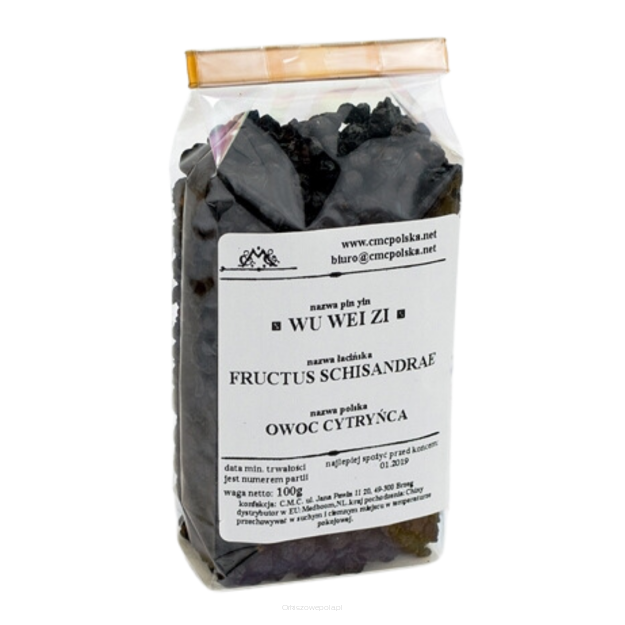 WU WEI ZI - Fructus Schisandrae - Owoc cytryńca chińskiego 100g