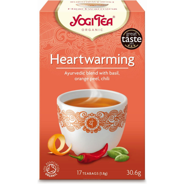 Herbata rozgrzewająca Heartwarming (17 x 1,8g) Yogi Tea