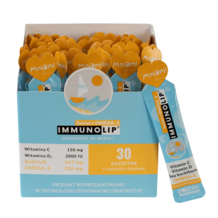 ImmunoLip Junior+OMEGA-3 żel liposomalny DWATRO