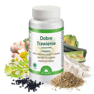 Dobre trawienie 90 tabletek Dr. Jacob's