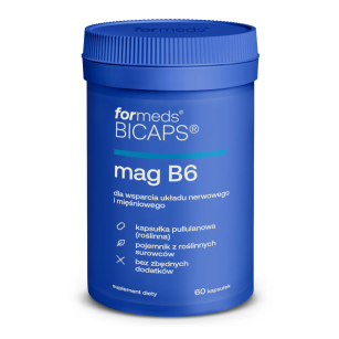 Bicaps mag B6 Formeds 45g 60 kapsułek