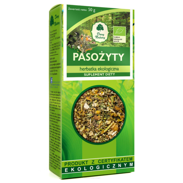 Herbata Pasożyty 50g Dary Natury