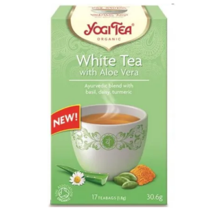 Herbata biała z aloesem White with Aloe Vera (17 x 1,8g) Yogi Tea