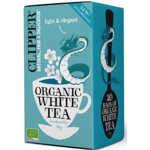 Herbata biała Organic White Tea (20 x 1,7g) Clipper