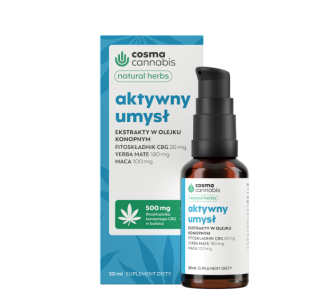 Cosma Cannabis Aktywny Umysł Natural Herbs 30 ml