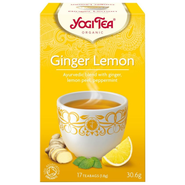 Herbata imbirowo-cytrynowa Ginger Lemon (17 x 1,8g) Yogi Tea