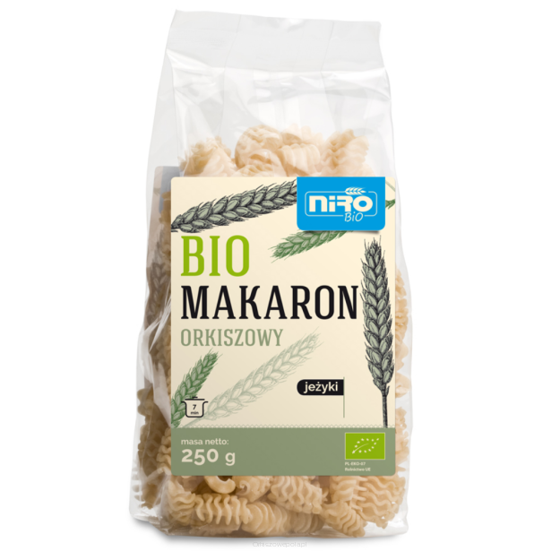 Makaron orkiszowy jeżyki 250g Niro