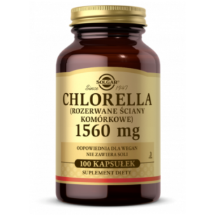 Chlorella 1560 mg 100 kapsułek Solgar