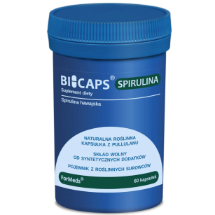 Spirulina 60 kapsułek Bicaps Formeds