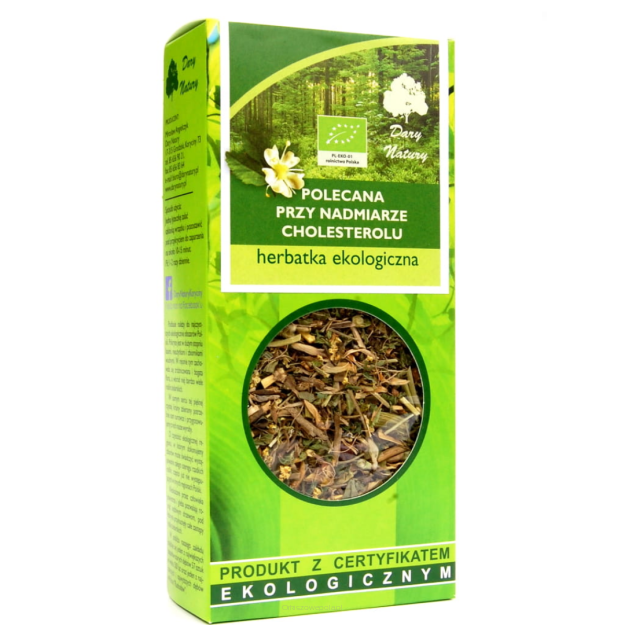 Herbata polecana przy nadmiarze cholesterolu 50g Dary Natury