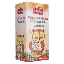 Herbatka dla dzieci uspokajająca (melisa, mięta, rumianek) bio (20 x 1,5g) Apotheke