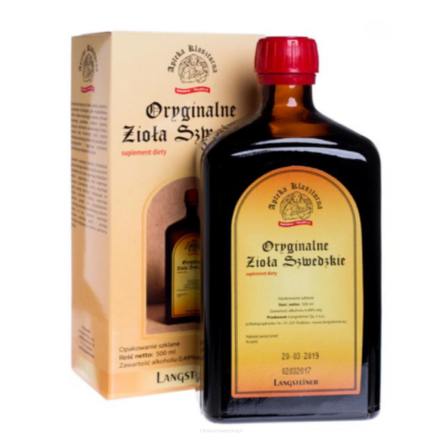 Oryginalne Zioła Szwedzkie 500ml