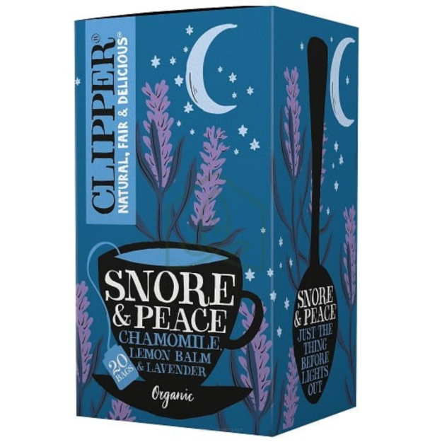 Herbata z melisą i lawendą Snore & Peace  (20 x 1,5g) Clipper