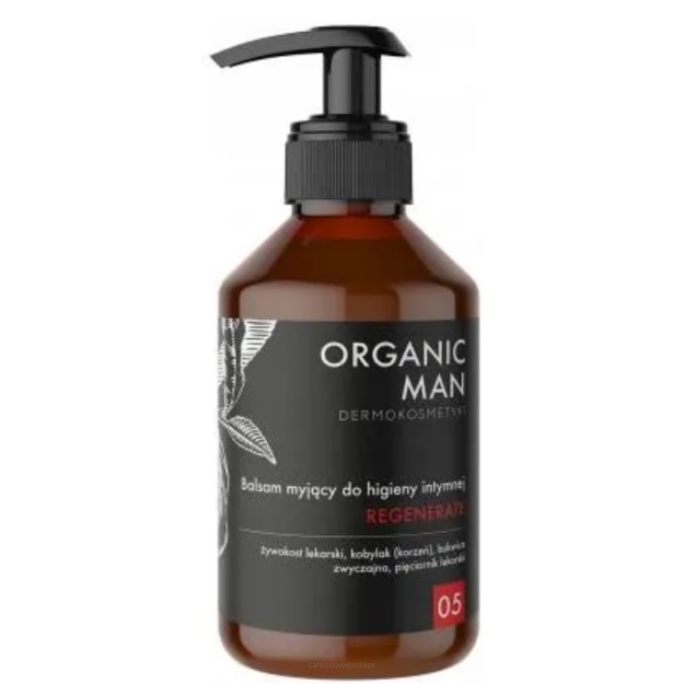 Balsam do higieny intymnej regenerujący 250g Men Organic Life 