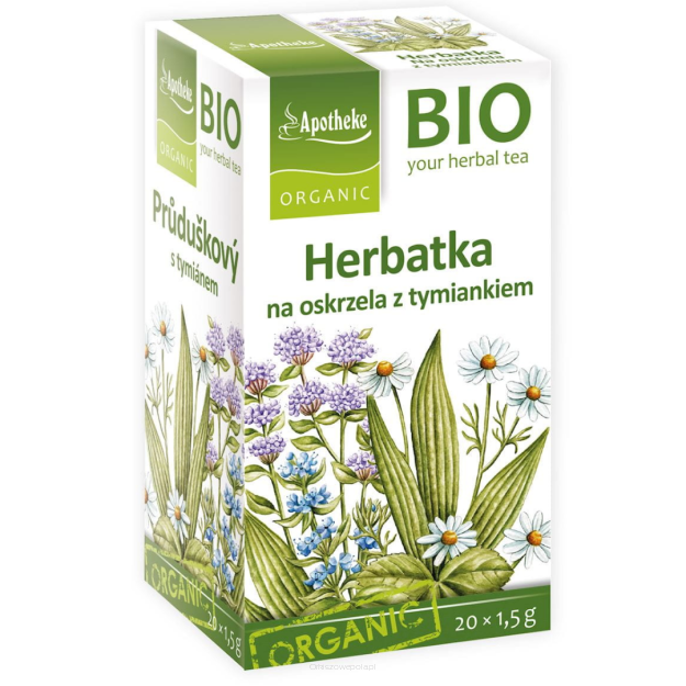 Herbatka  na oskrzela z tymiankiem bio (20 x 1,5g) Apotheke