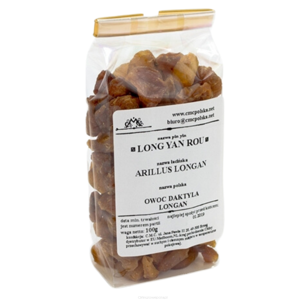 LONG YAN ROU - Arillus Longan - Owoc daktyla Longan 100g