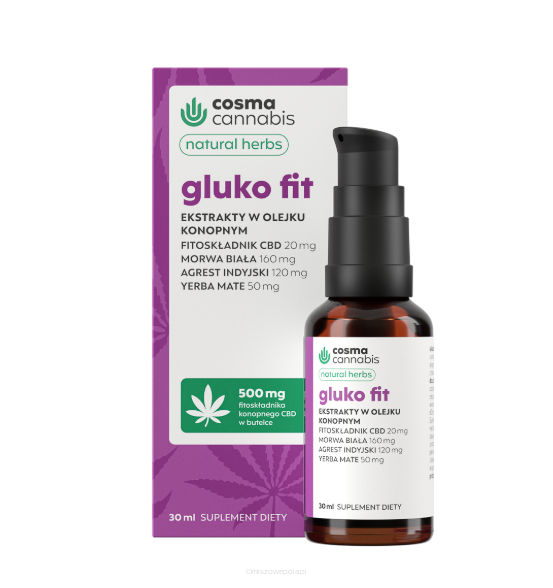 Cosma Cannabis Gluko Fit Natural Herbs 30 ml