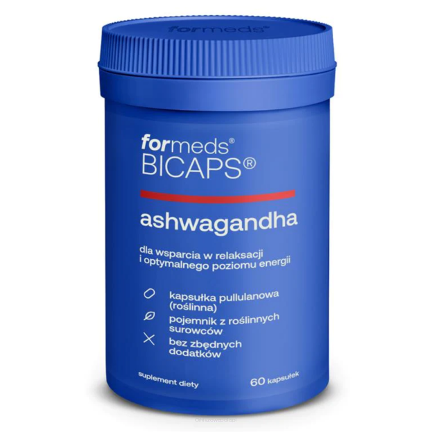 Ashwagandha 60 kapsułek Bicaps Formeds