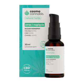 Natural Herbs Stres i napięcie 30 ml Cosma Cannabis