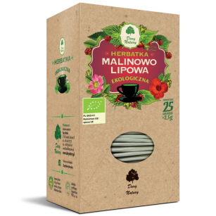 Herbata malinowo - lipowa (25 x 2,5g) Dary Natury