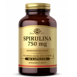 Spirulina 750mg 100 tabletek Solgar